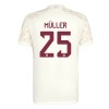 Dječji - Dres + Kratke Hlače FC Bayern München Muller 25 Champions League Treći 23/24